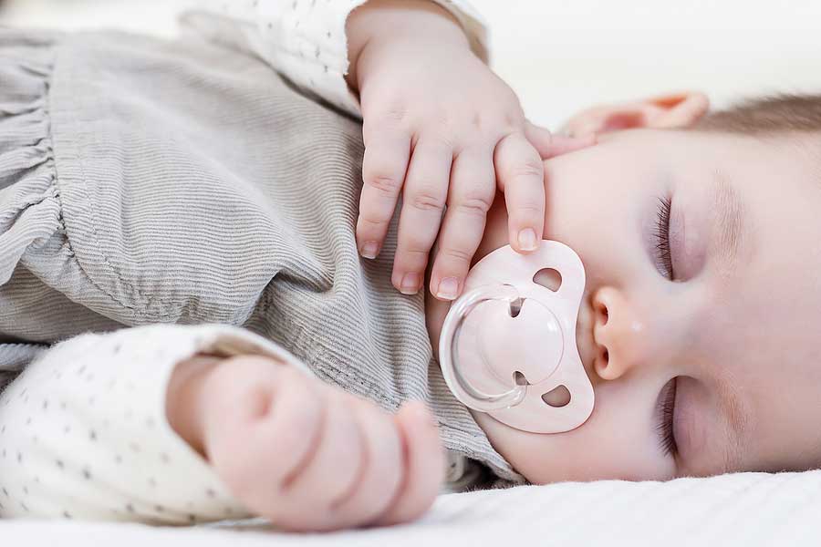 Baby Sleeping with Pacifier